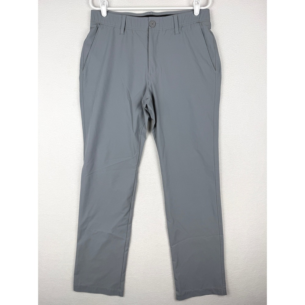 Under Armour Drive Golf Pants Mens 34/32 Gray Tapered Performance Chino 1364407